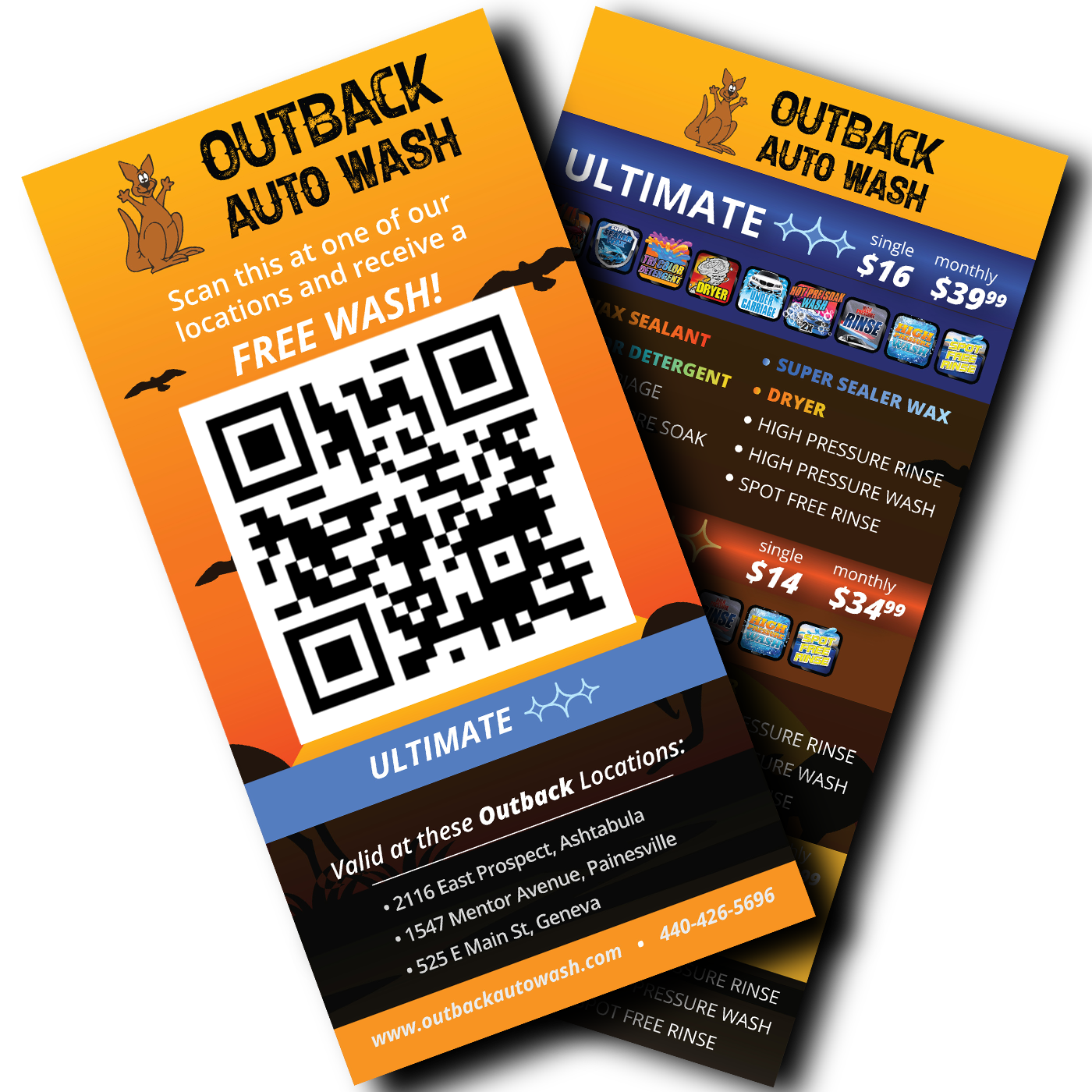 Physical QR Codes (Scannable at Kiosk)